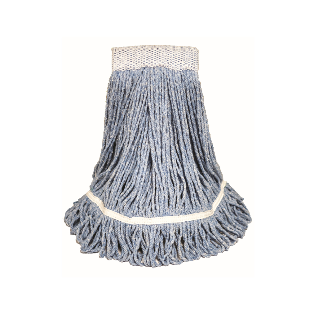 Reliable Brand® 4-Ply Blue Blended Loop End Wet Mop Head (24 oz., 6 Heads/CS)